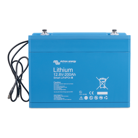 Victron energy LiFePO4 Battery Smart Anleitung