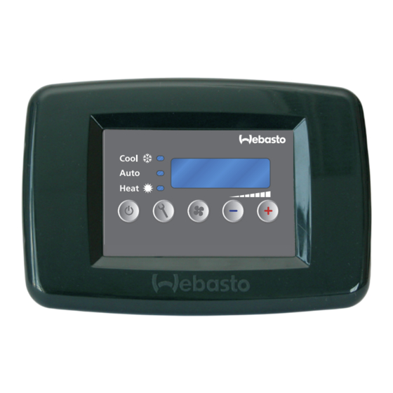 Webasto BlueCool V Serie Bedienungsanweisung