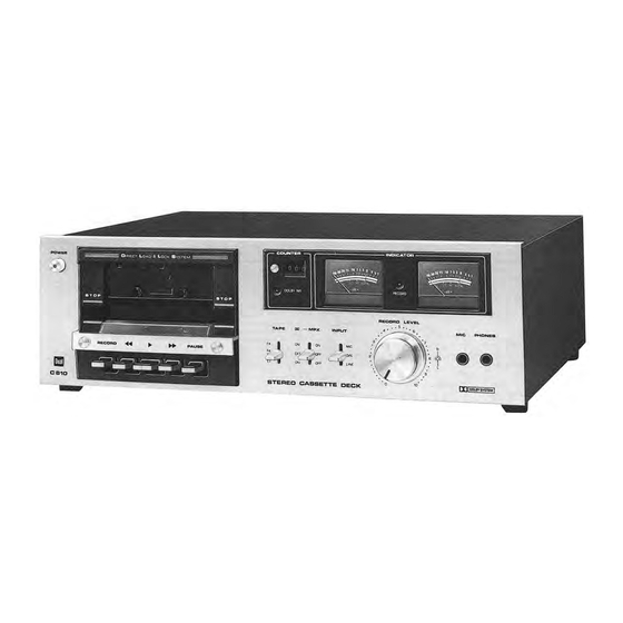 Dual C 810 Serviceanleitung