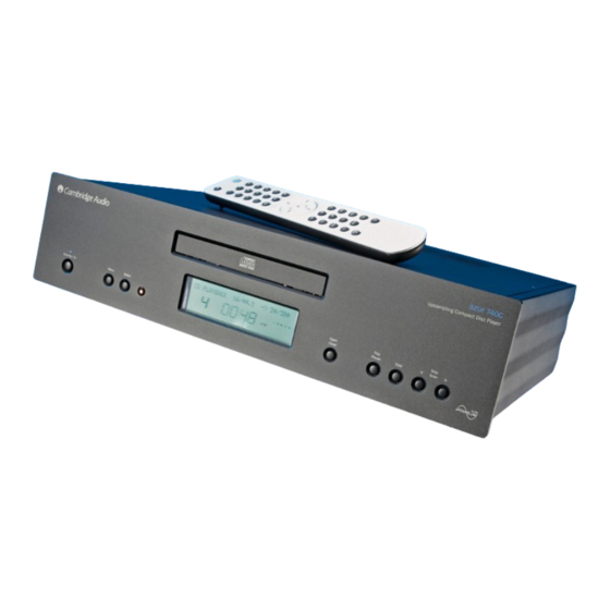 azur 740C Bedienungsanleitung