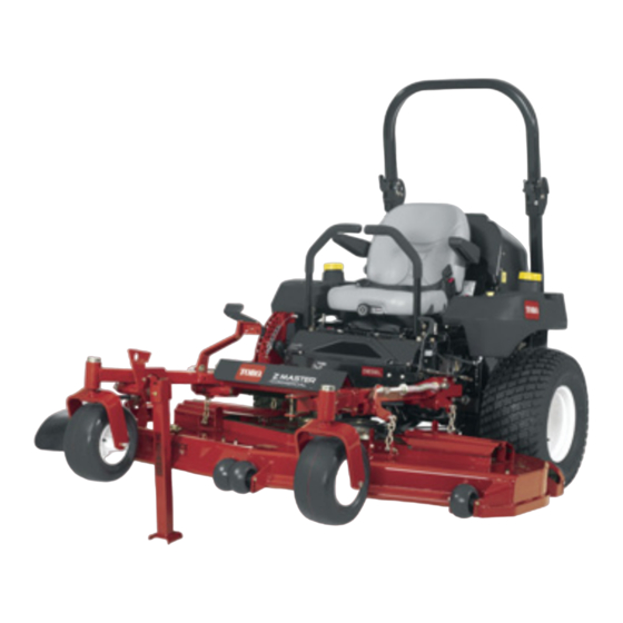 Toro Z597-D Z Master 74268TE Bedienungsanleitung