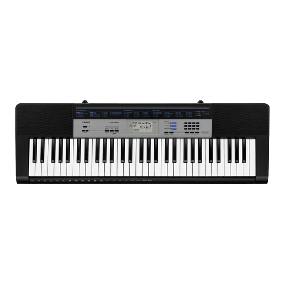 Casio CTK1500 Bedienungsanleitung