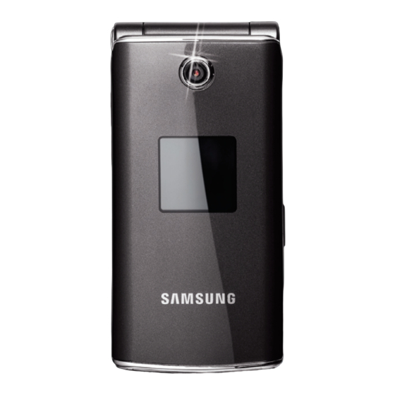 Samsung SGH-E210 Bedienungsanleitung