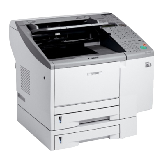 Canon FAX-L2000IP Referenzhandbuch