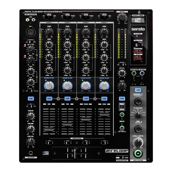 Reloop RMX90DVS Bedienungsanleitung