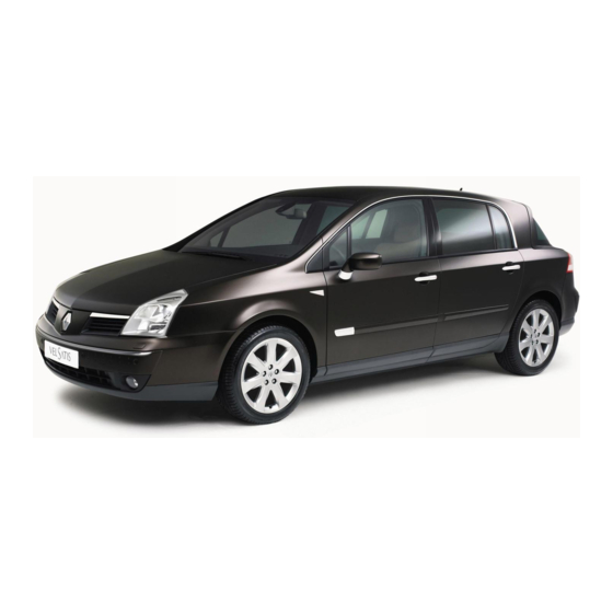 Renault VEL SATIS Bedienungsanleitung
