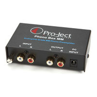 Pro-Ject Audio Systems Phono Box MM Bedienungsanleitung