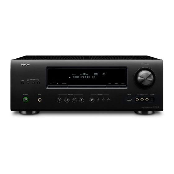 Denon AVR-1612 Kurzanleitung