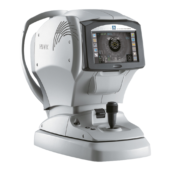 Nidek NT-530 Bedienungsanleitung