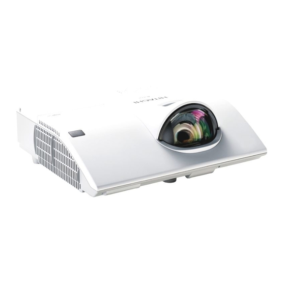 Hitachi CP-CX301WN Bedienungsanleitung