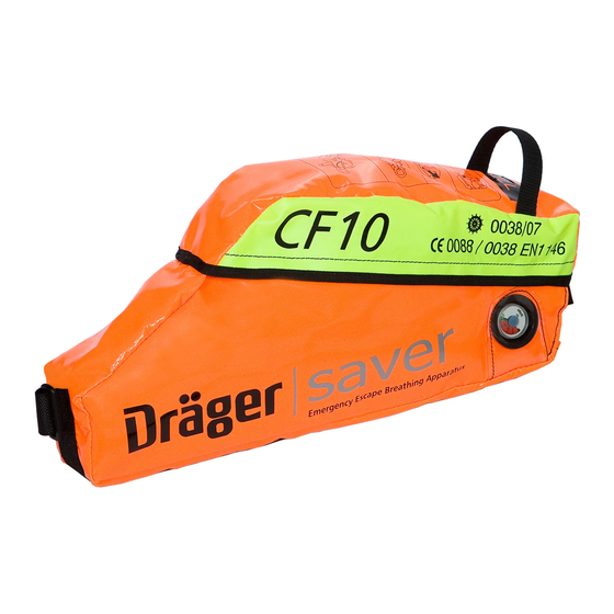 Dräger saver CF Serie Gebrauchsanweisung