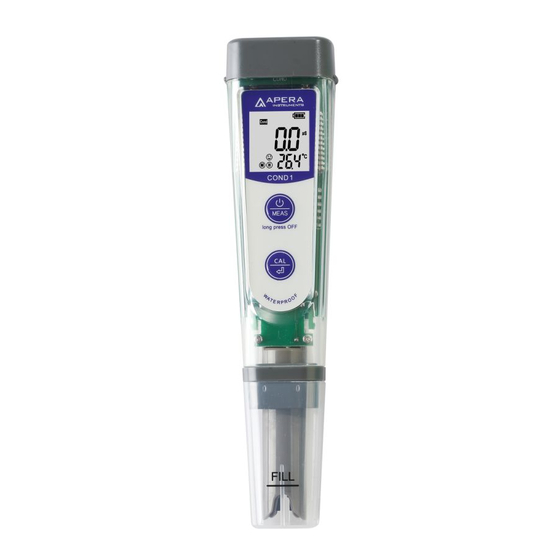 APERA INSTRUMENTS COND1 Bedienungsanleitung