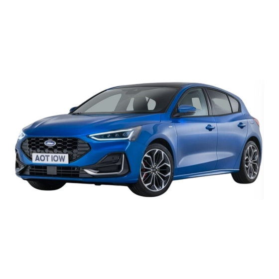 Ford FOCUS 2021 Betriebsanleitung