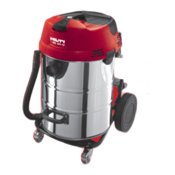 Hilti VC 60 U Handbücher