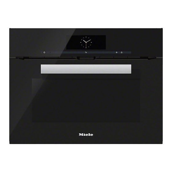 Miele H6800BP Gebrauchsanweisung Und Montageanweisung