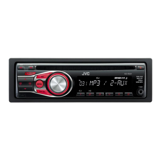 JVC KD-R332 Einbauanweisungen