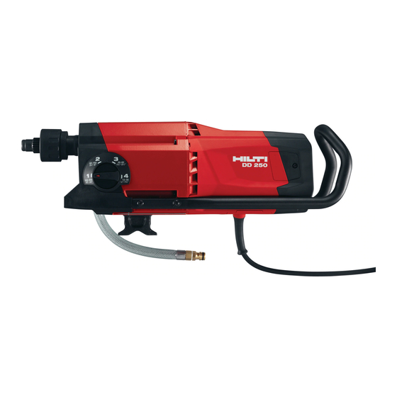 Hilti DD 250 Handbücher