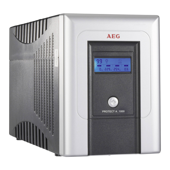 AEG PROTECT A. 500 Betriebsanleitung