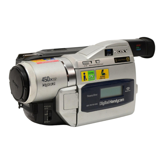 Sony DCR-TRV820E Bedienungsanleitung