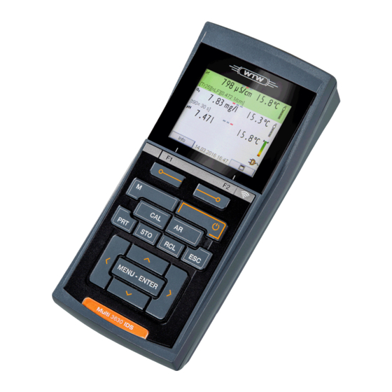 wtw Multi 3630 IDS Bedienungsanleitung