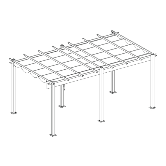 Blumfeldt Alu-Pergola Aufbauanleitung