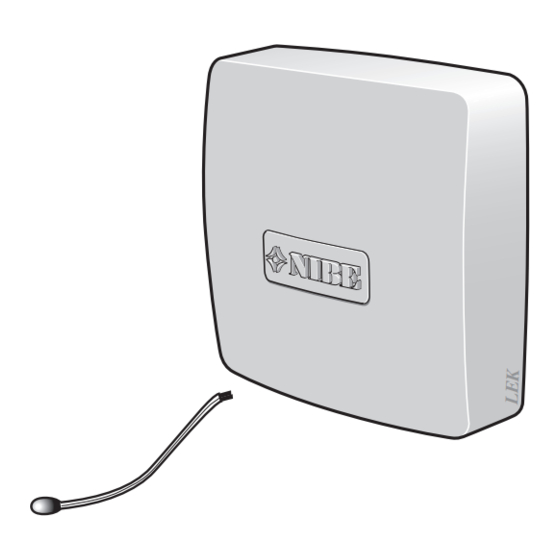 Nibe OPT 10 Installateurhandbuch
