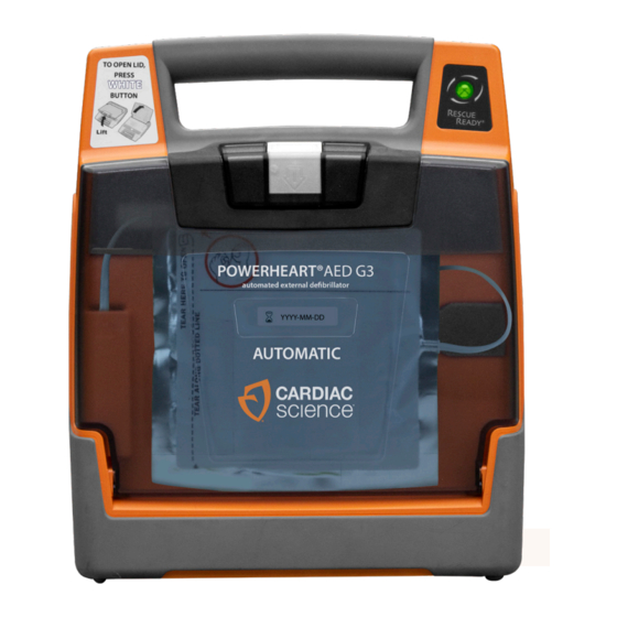 Cardiac Science Powerheart G3 Elite Kurzanleitung