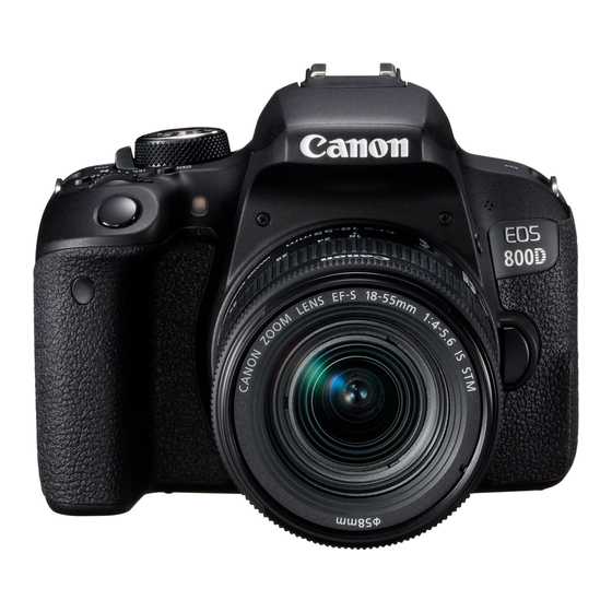 Canon EOS 800D Handbuch