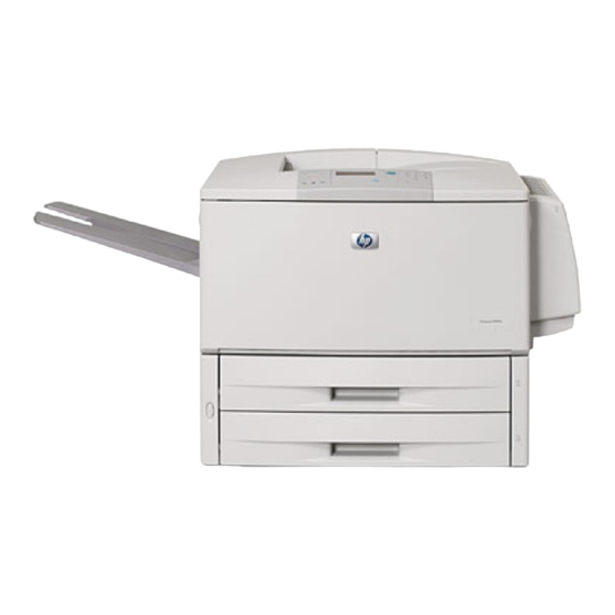 HP LaserJet 9000 Schnellstartanleitung