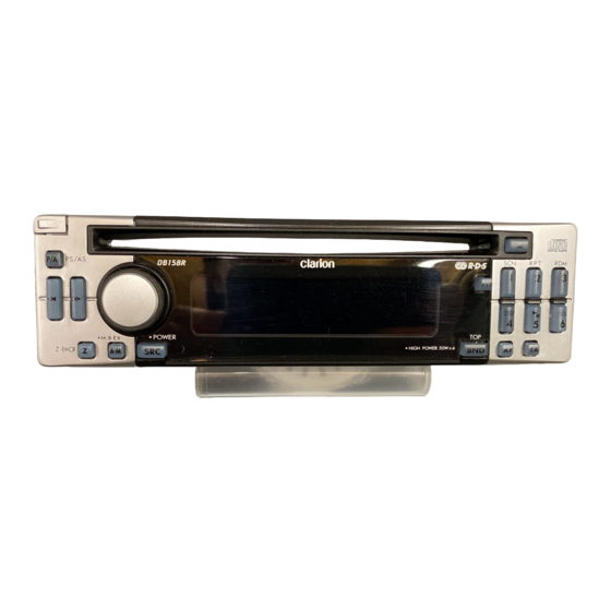 Clarion DB158R Bedienungsanleitung