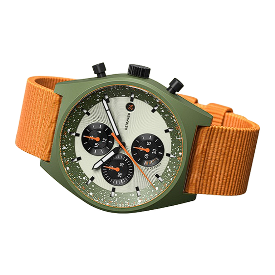 DETOMASO D10 CHRONO SOLAR Bedienungsanleitung