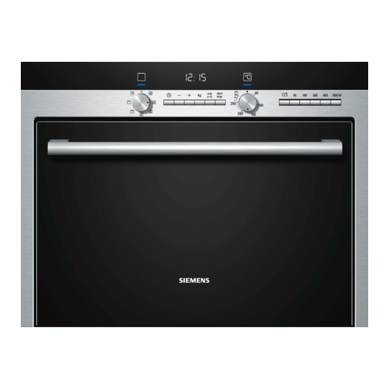 Siemens HB84E562 Montageanleitung