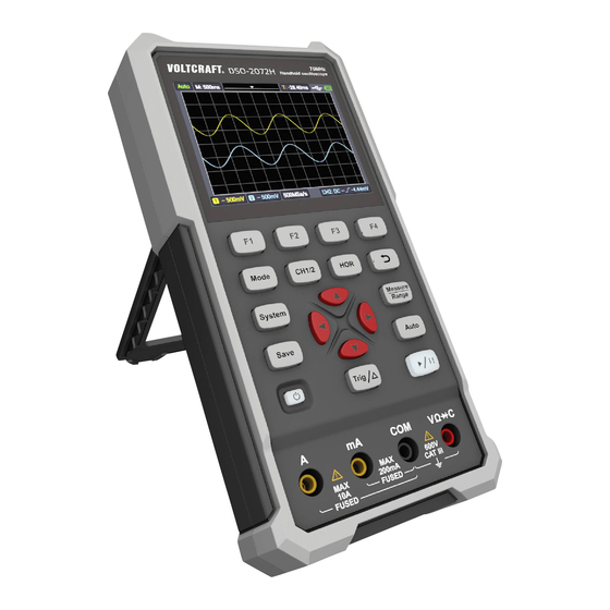 VOLTCRAFT DSO-2072H Handbücher