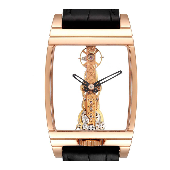 CORUM Golden Bridge Classic Rose Gold Bedienungsanleitung
