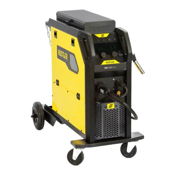ESAB Rustler EM 280C PRO Betriebsanweisung