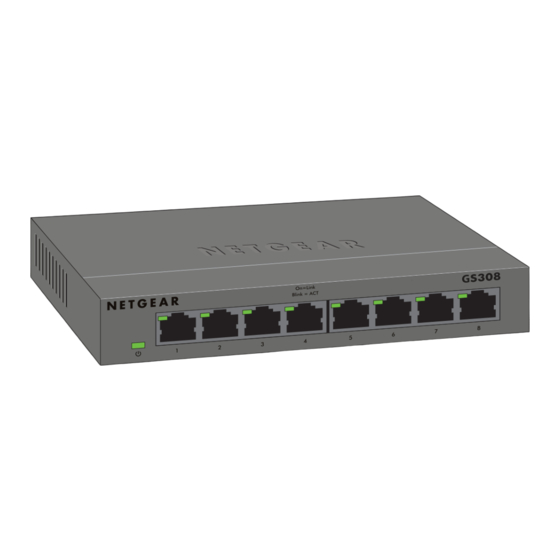 NETGEAR GS308 Installationsanleitung