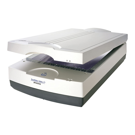 Microtek ScanMaker 1000XL Plus Bedienungsanleitung