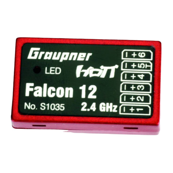 GRAUPNER HoTT FALCON-12 Handbücher
