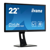 Iiyama Prolite B2282HD Bedienungsanleitung