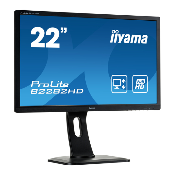 iiyama Prolite B2282HD Bedienungsanleitung