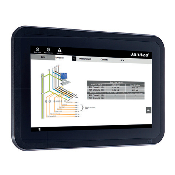 janitza JPC 100-WEB Benutzerhandbuch