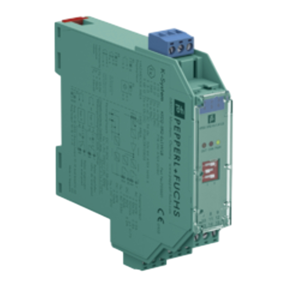 Pepperl+Fuchs KFD2-SOT2-Ex1.R1 Bedienungsanleitung