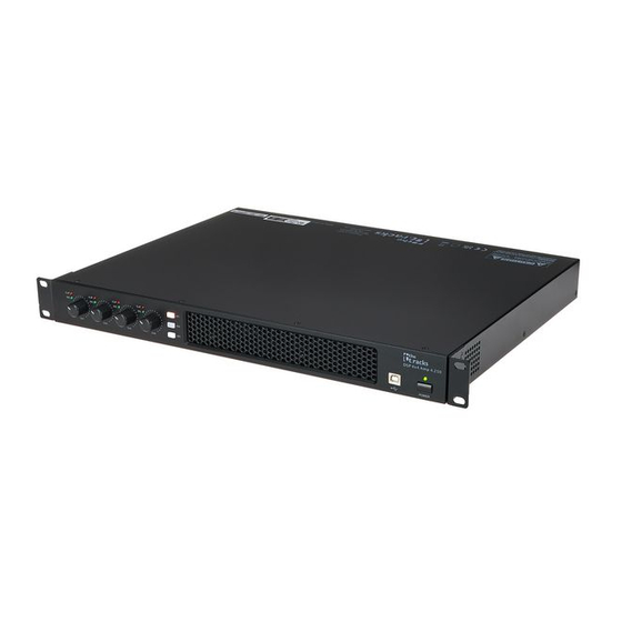 thomann The t.racks DSP 4x4 Amp 4.250 Bedienungsanleitung