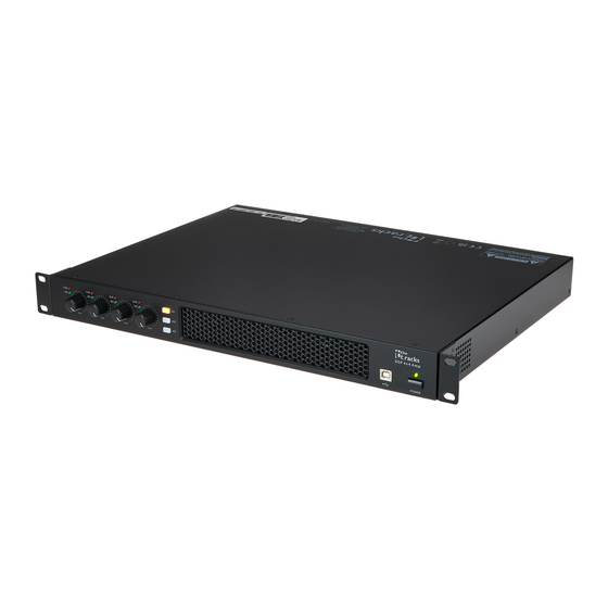 thomann The t.racks DSP 4x4 Amp 4.250 Bedienungsanleitung