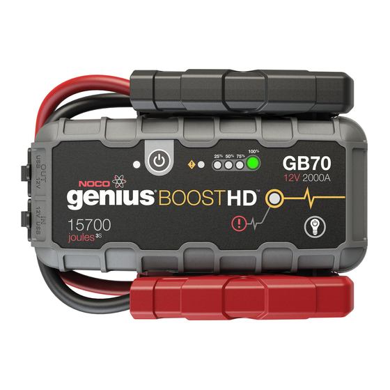 NOCO Genius GB70 Boost HD Bedienungsanleitung