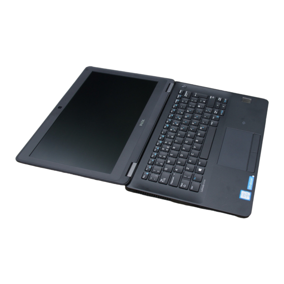 Dell Latitude 12-7270 Schnellstart Handbuch