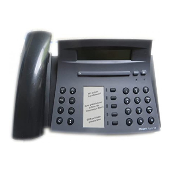 ASCOM Ascom Eurit 33 Handbücher