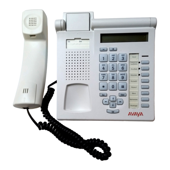 Avaya ISDN-Telefon T3 Compact Handbücher