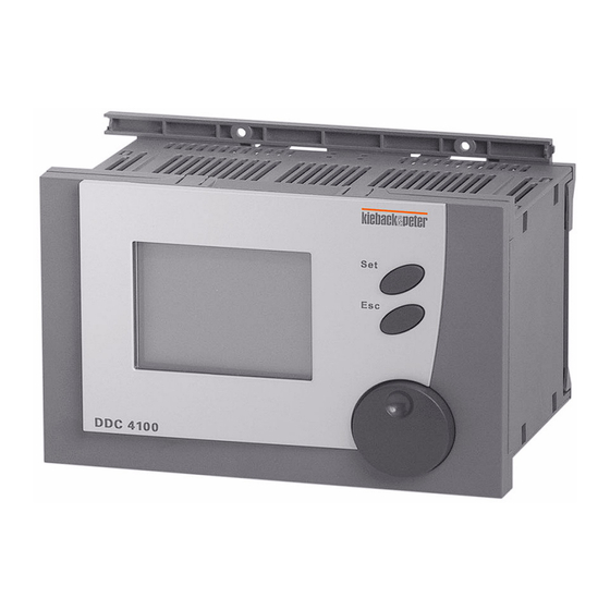 Kieback&Peter DDC4100S1 Produktbeschreibung