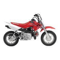 Honda CRF50F 2018 Fahrerhandbuch